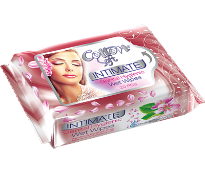 20 GENITAL HYGIENIC WET WIPES