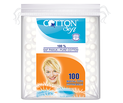 100 Pcs COTTON BALLS