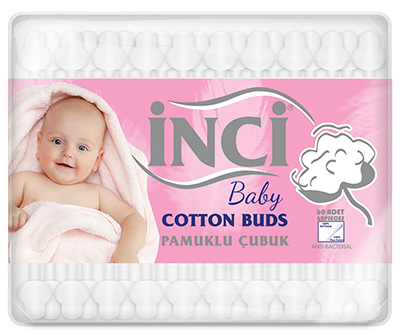 60 Pcs BABY COTTON BUDS